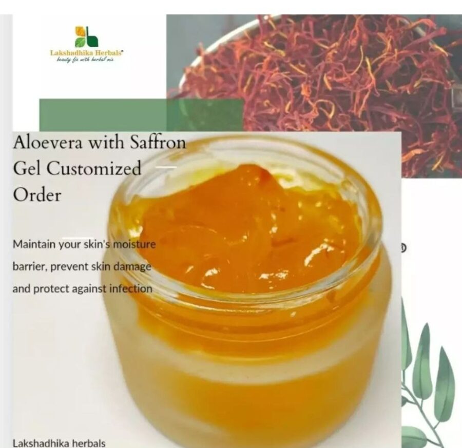 Aloe Vera Saffron Gel